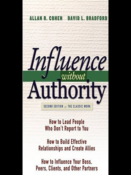 Cover image for Influence Without Authority